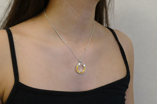 Silver Horseshoe Pendant