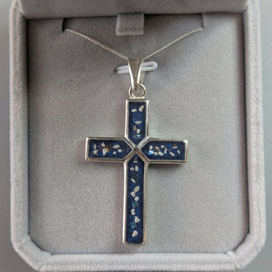 Gentlemen’s Solid Sterling Silver Cross Pendant