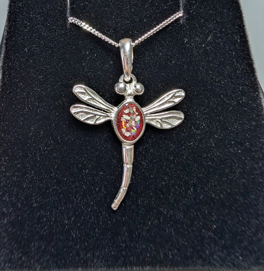 Silver dragonfly Pendant