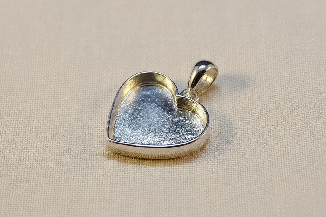 Solid Silver heart Pendant