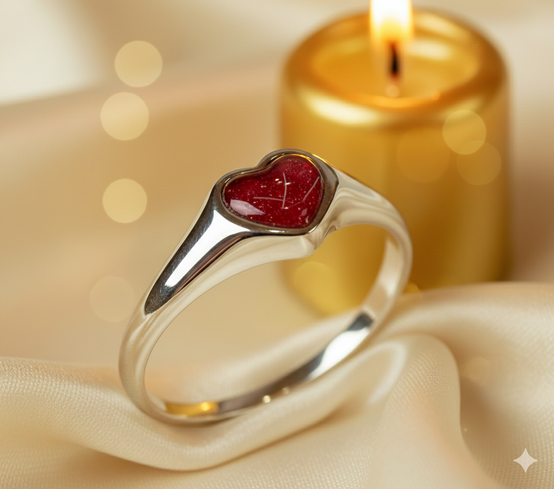 Silver Heart Ring