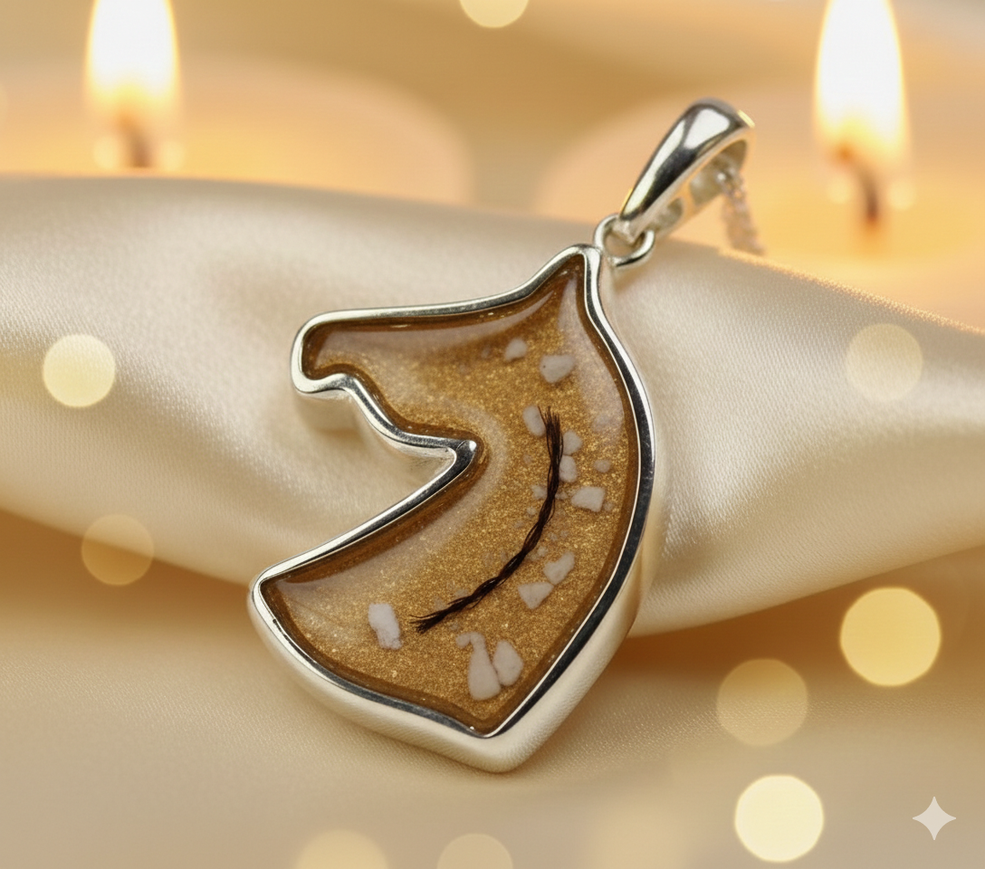 Sterling Silver Horse Head Pendant