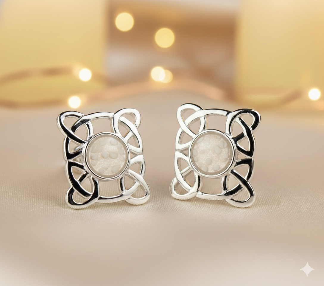 Silver celtic knot Earrings