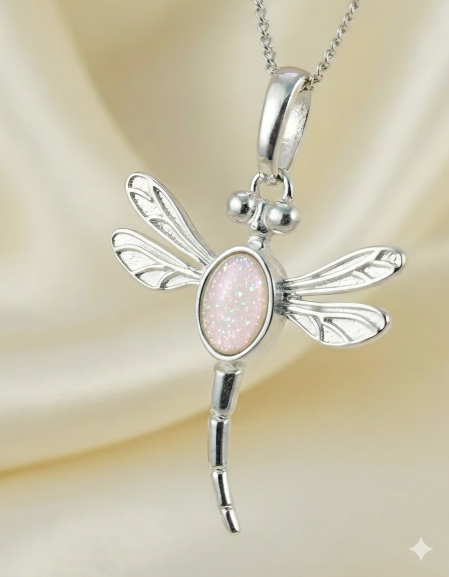 Silver dragonfly Pendant