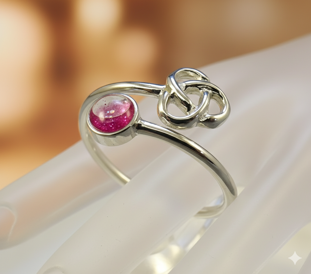 Sterling Silver adjustable Knot Ring