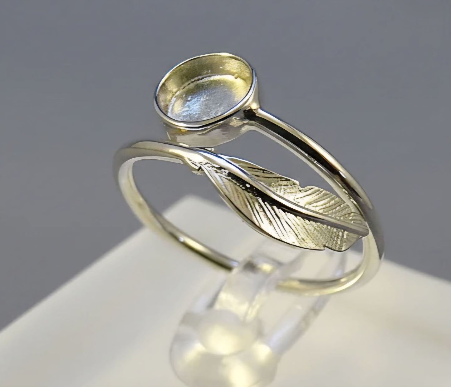 Sterling Silver Feather Ring