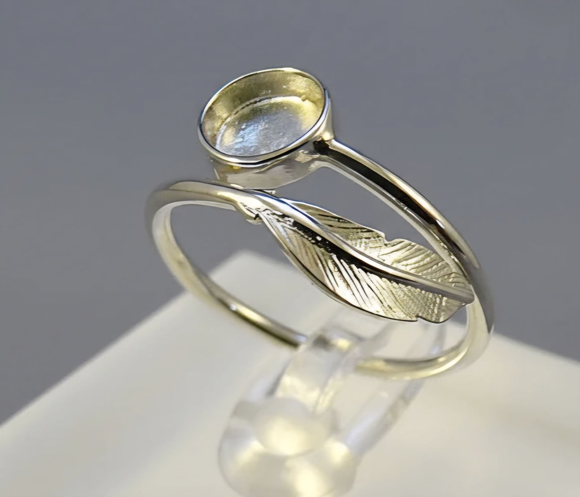 Sterling Silver Feather Ring