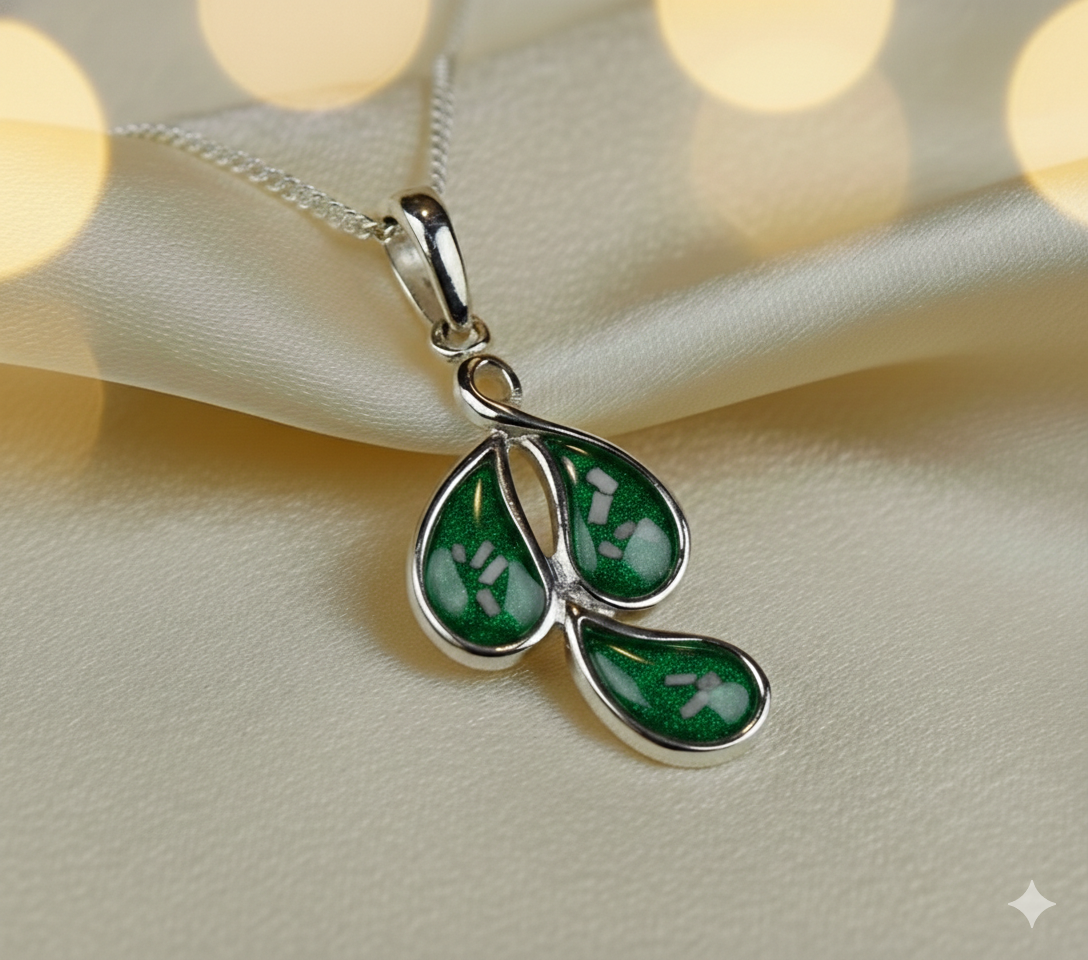 Sterling Silver Triple Teardrop Pendant