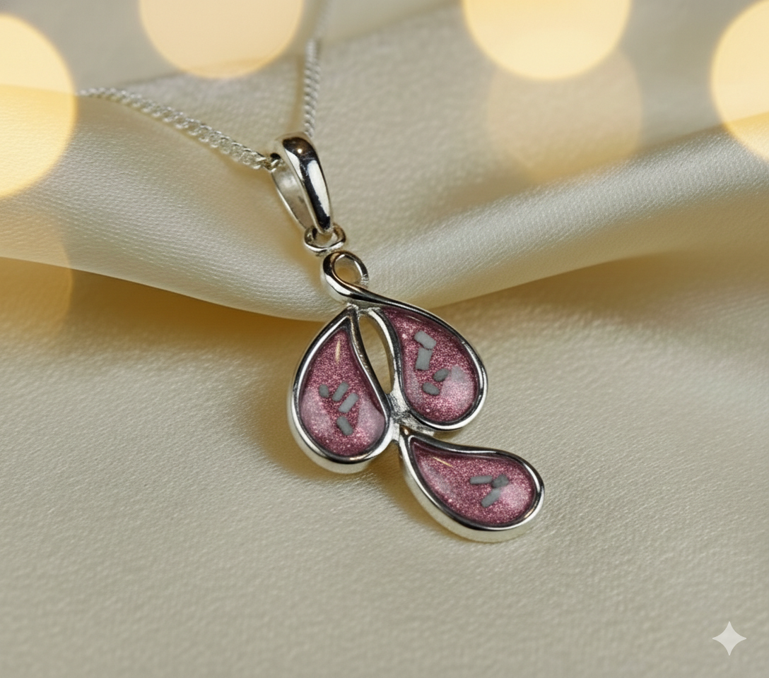 Sterling Silver Triple Teardrop Pendant