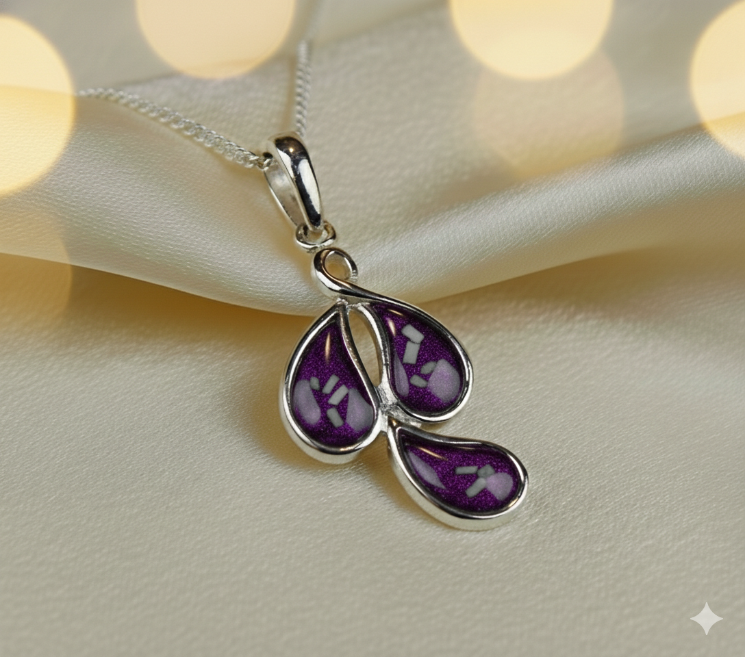 Sterling Silver Triple Teardrop Pendant