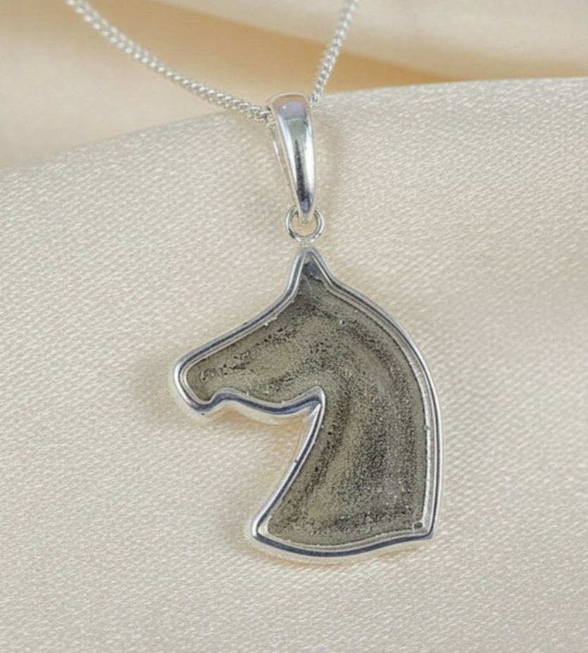 Sterling Silver Horse Head Pendant