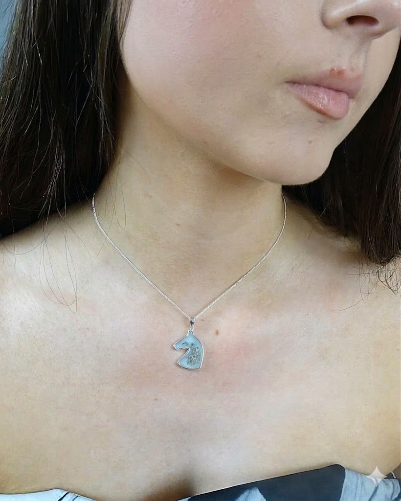 Sterling Silver Horse Head Pendant