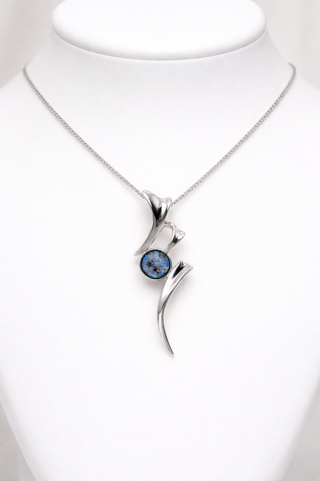 Sterling Silver Swirl Pendant