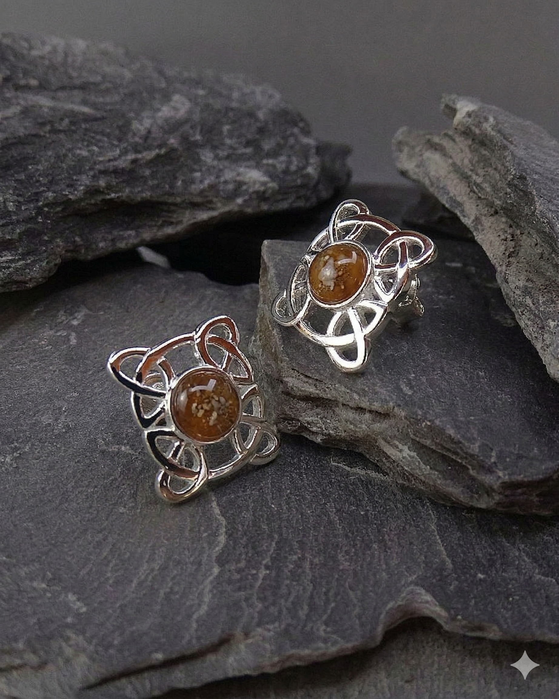Silver celtic knot Earrings