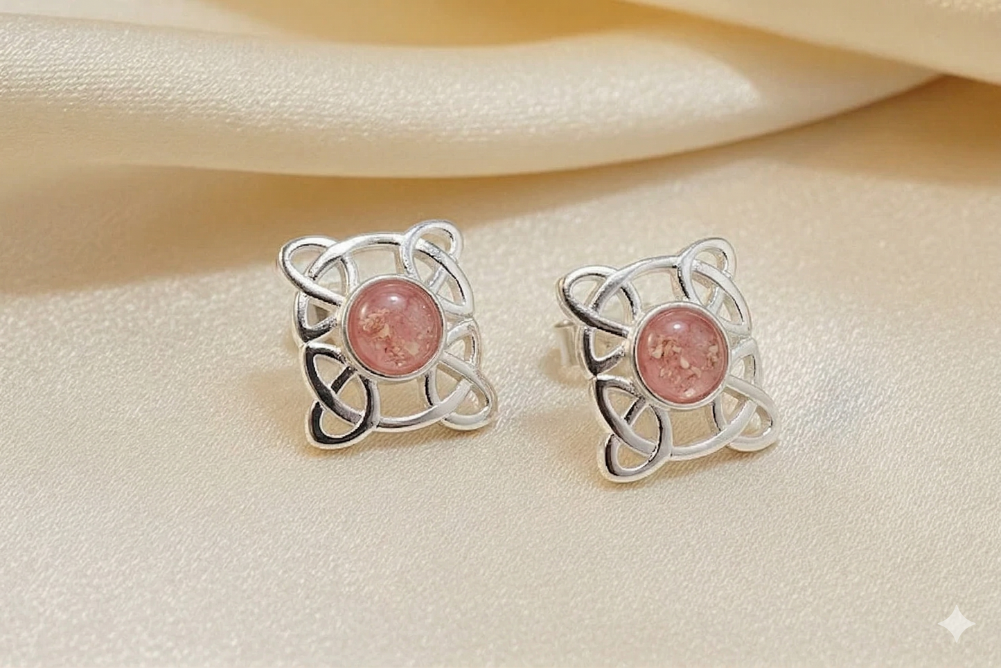 Silver celtic knot Earrings