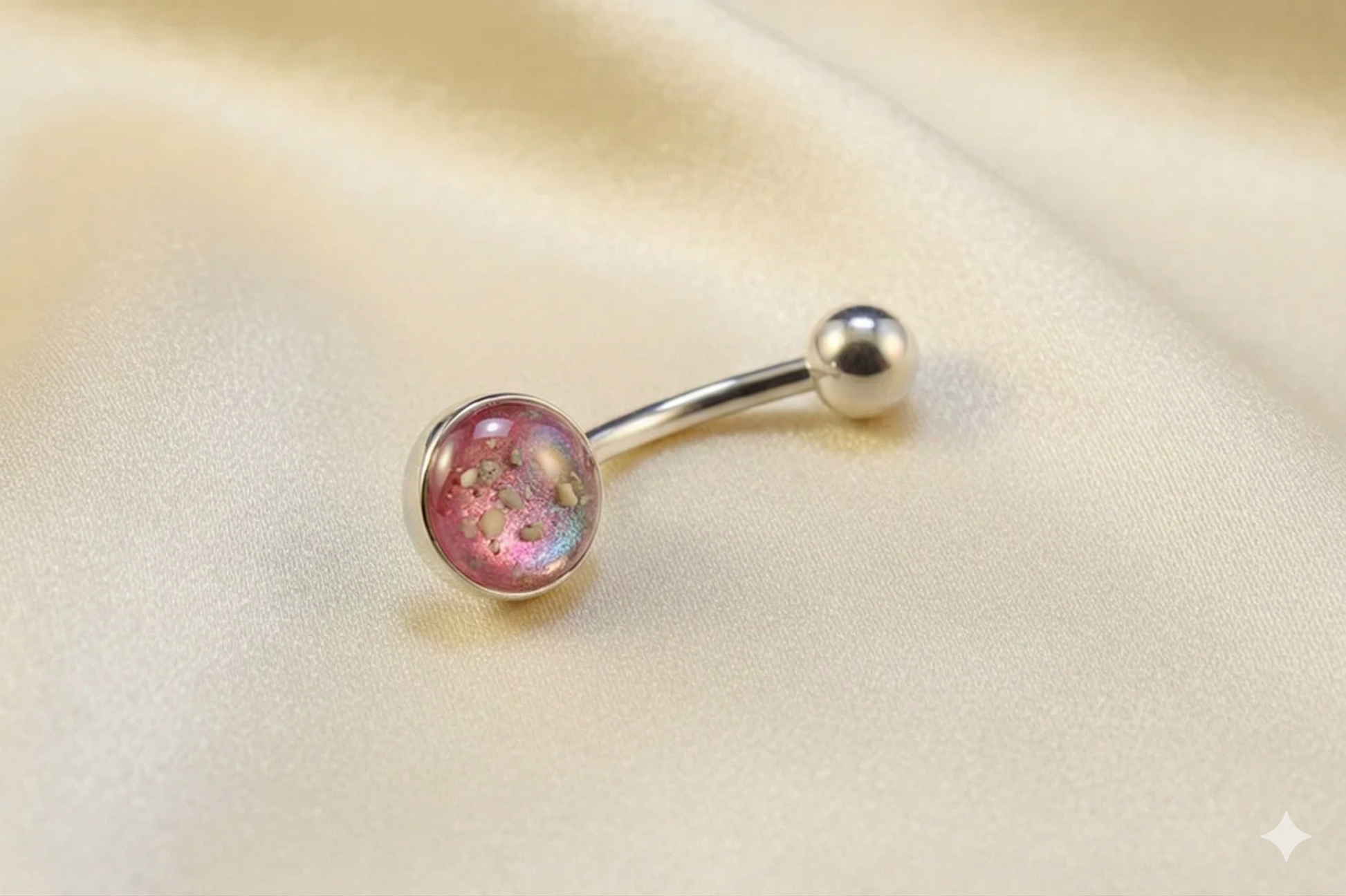 Sterling Silver Belly Bar