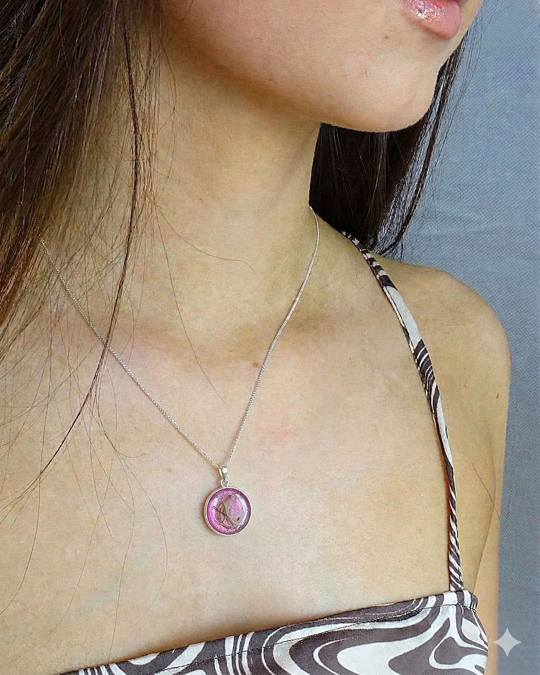 Sterling Silver circular Pendant