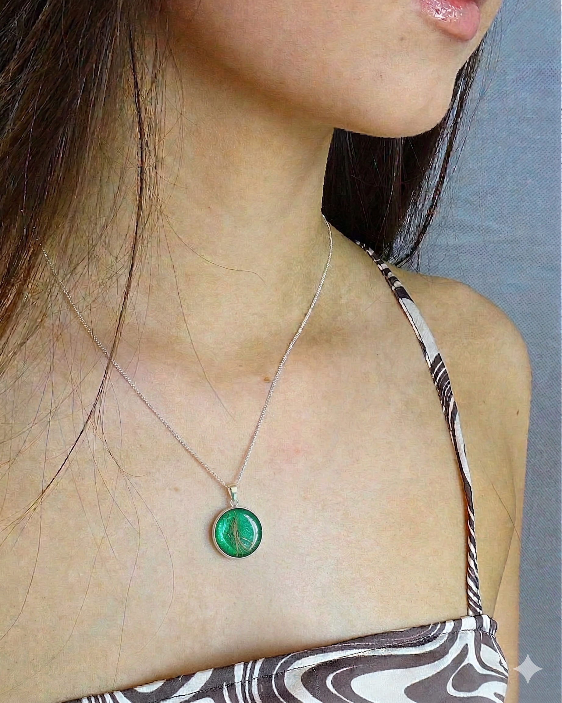 Sterling Silver circular Pendant
