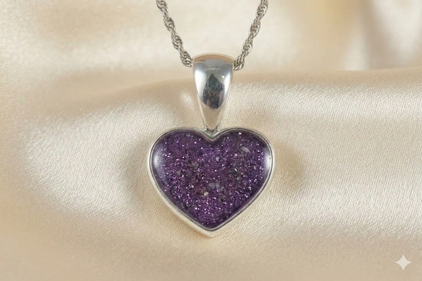Small Silver Heart Pendant