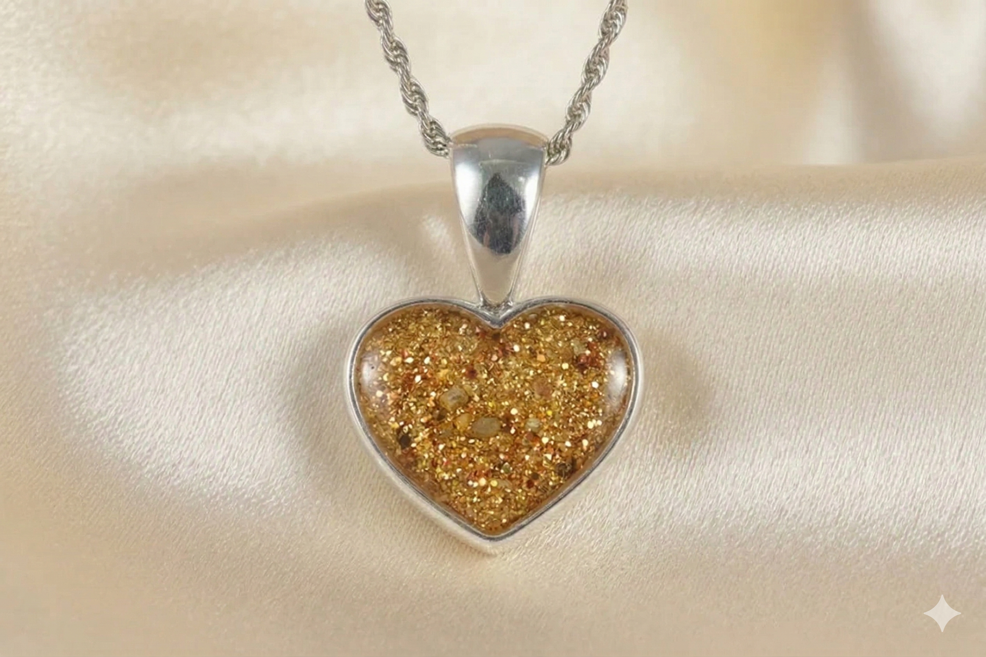 Small Silver Heart Pendant