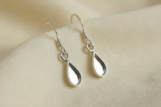 Silver drop Earrings