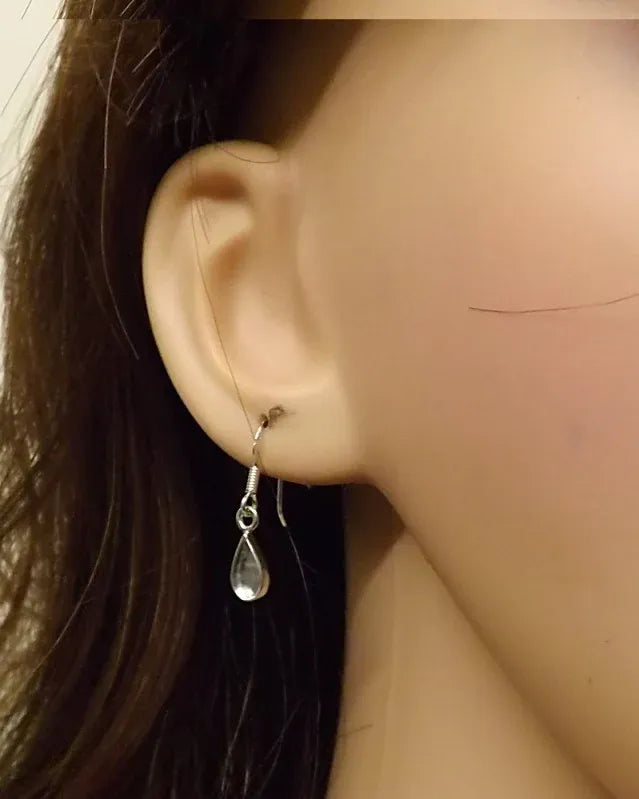 Silver drop Earrings