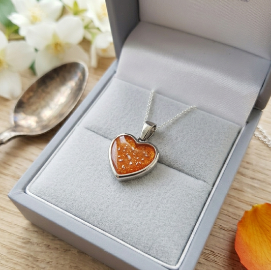 Surgical Steel Heart  Pendant