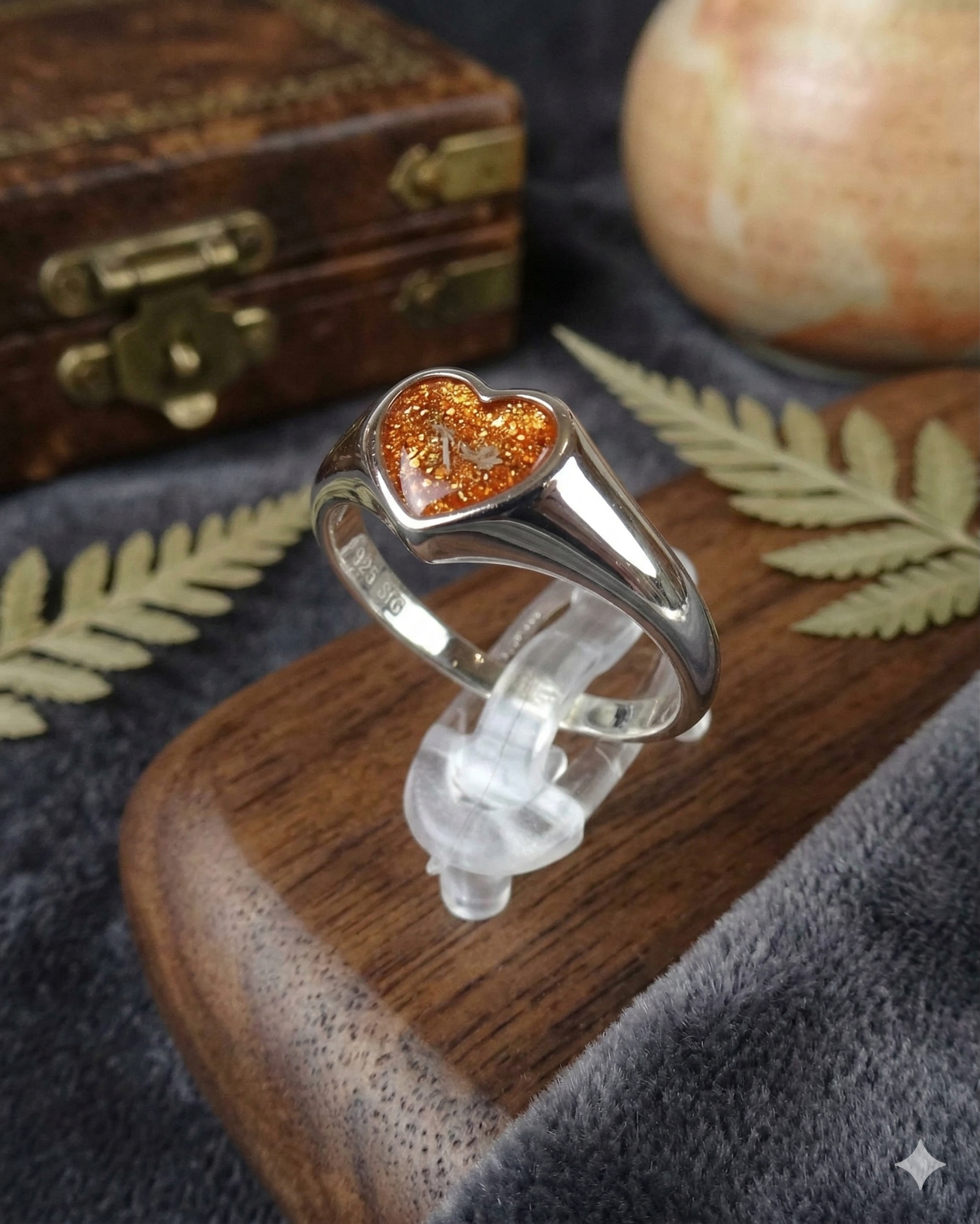 Silver Heart Ring