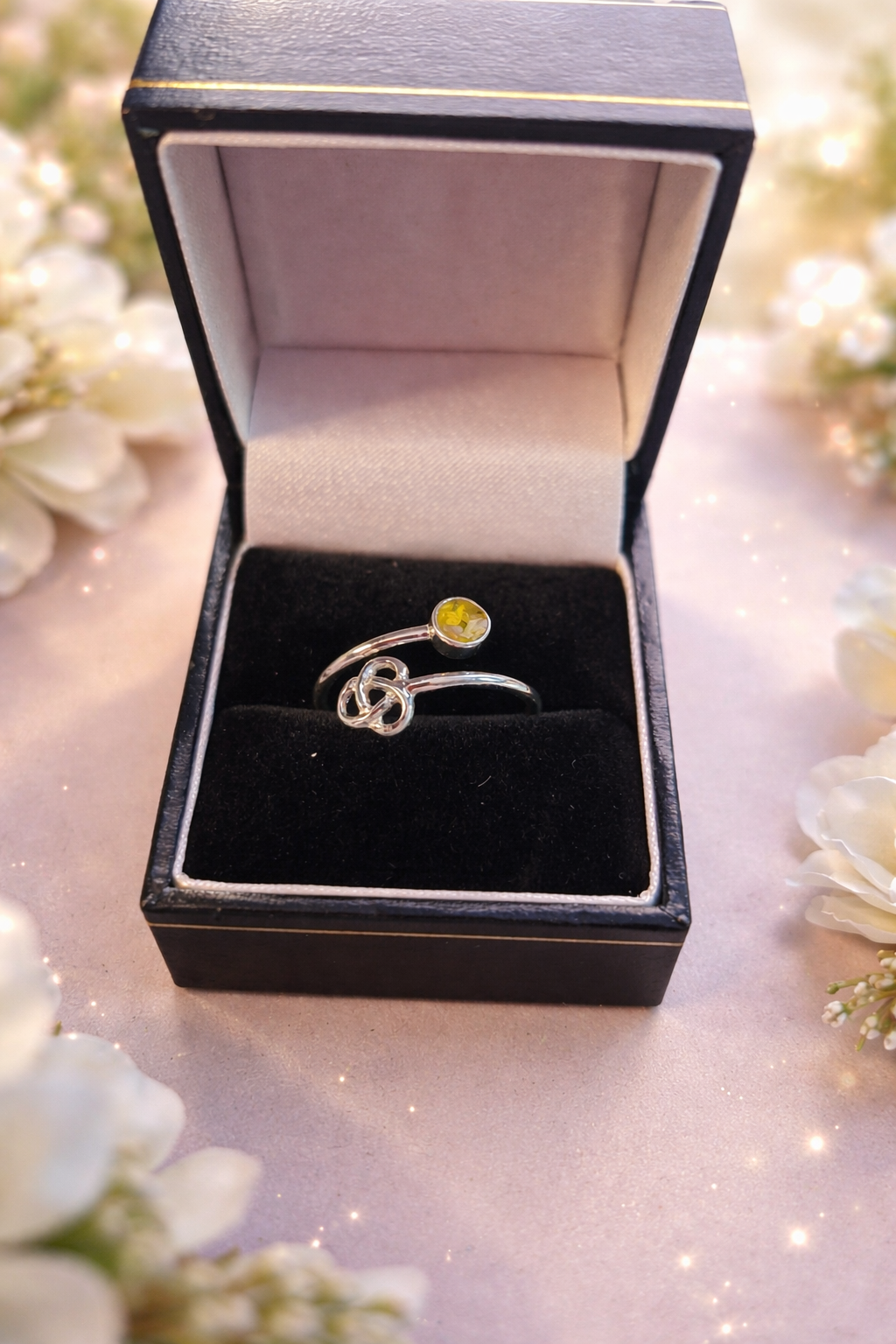 Sterling Silver adjustable Knot Ring
