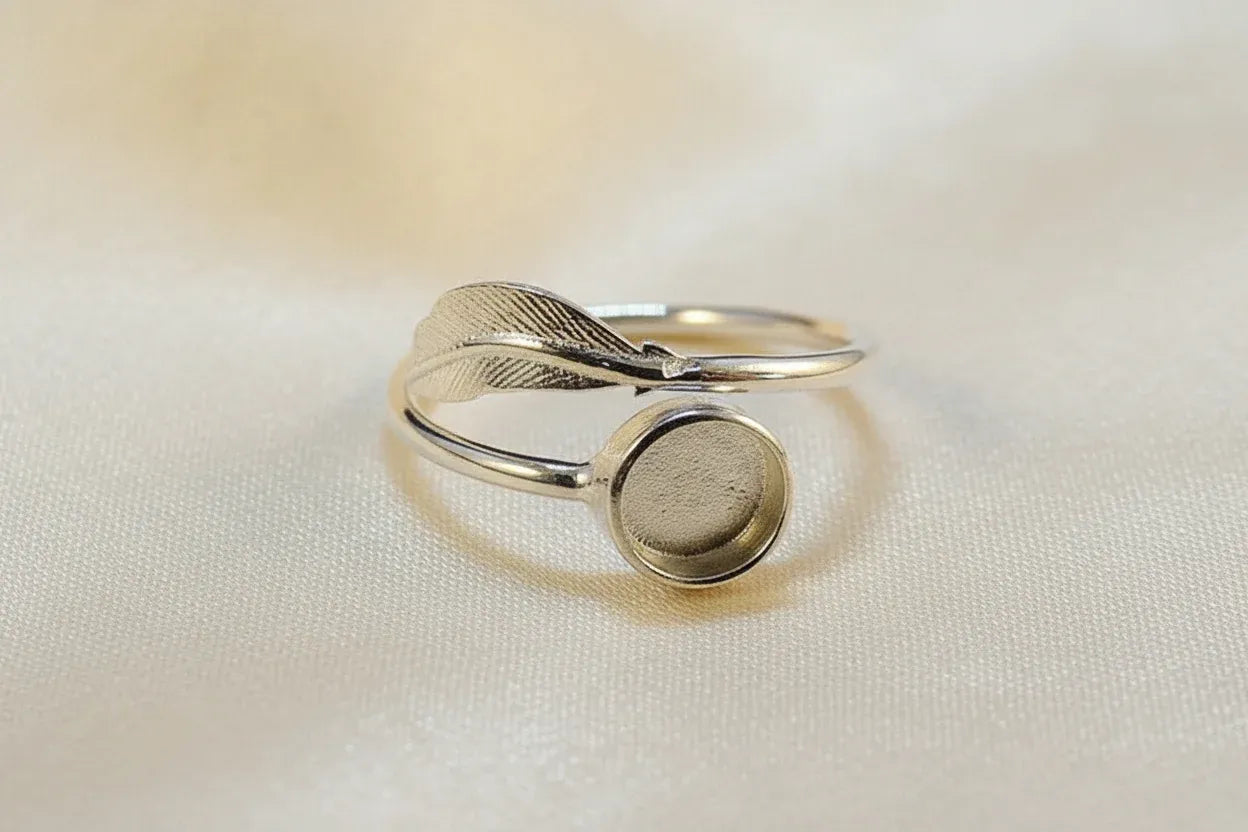 Sterling Silver Feather Ring