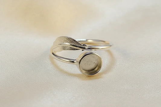 Sterling Silver Feather Ring