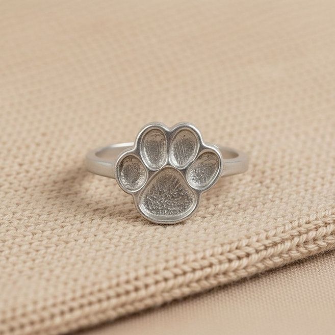 PAW PRINT 925 SILVER RING