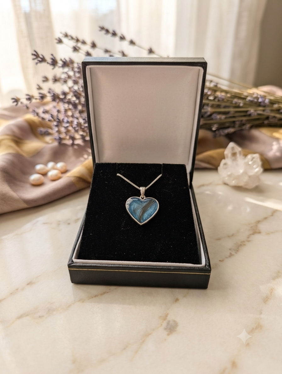 Solid silver heart Pendant