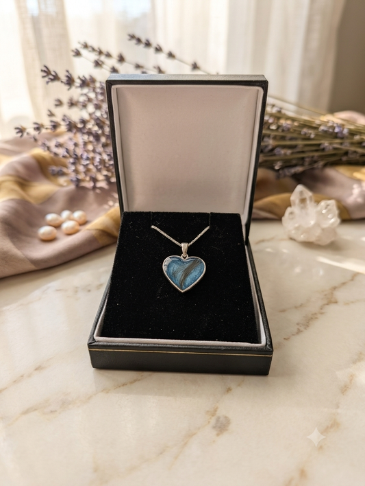 Solid silver heart Pendant