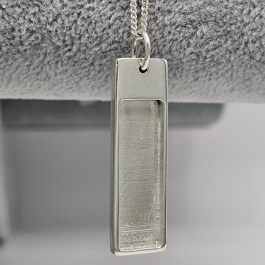 Gents Dog Tag Bar Pendant