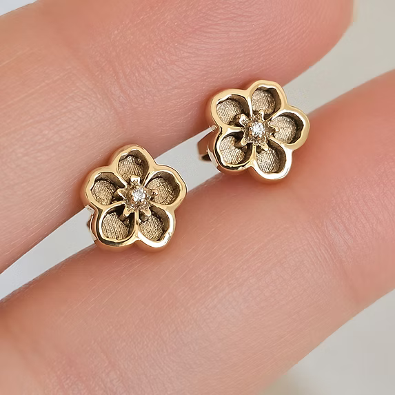 Forget-Me-Not 925 Stud Earring