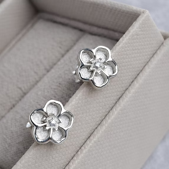Forget-Me-Not 925 Stud Earring