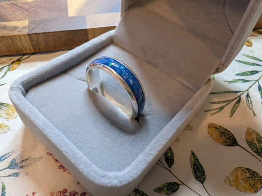 9ct Gold 6mm Full Channel Band Ring