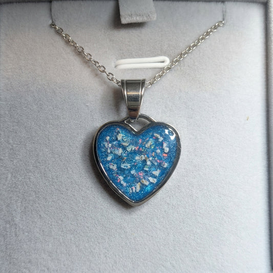 Surgical Steel Heart  Pendant