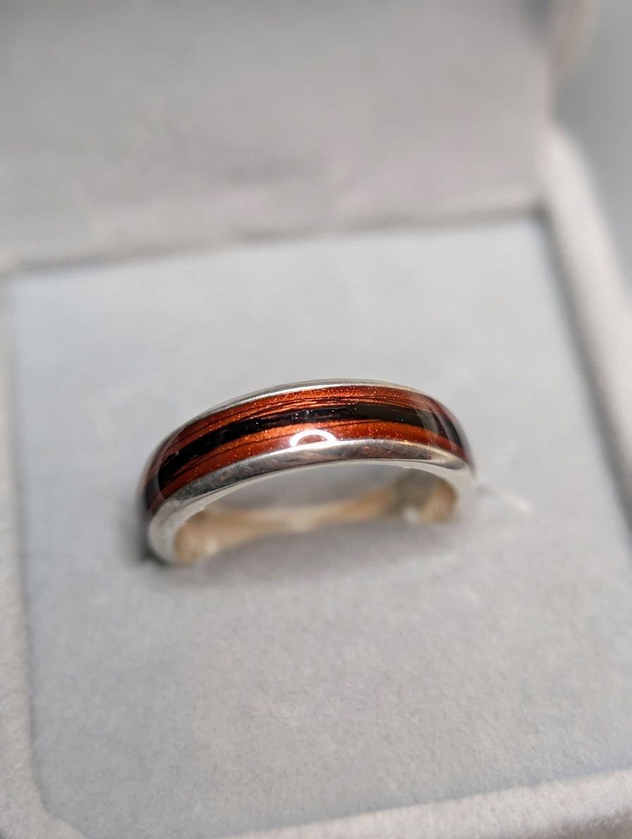 9ct Gold 6mm Full Channel Band Ring
