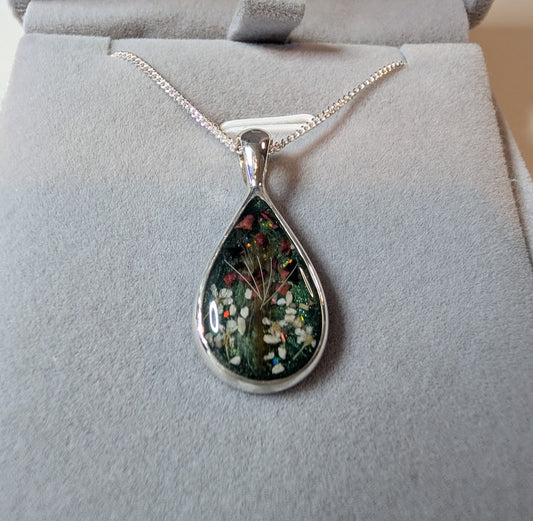Silver teardrop Pendant