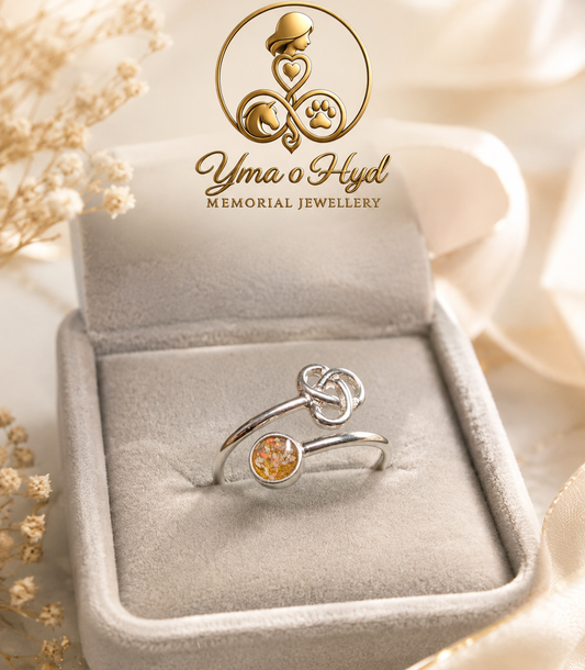 Sterling Silver adjustable Knot Ring